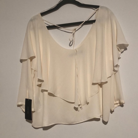 ZARA OFF WHITE BLOUSE - Picture 2 of 3